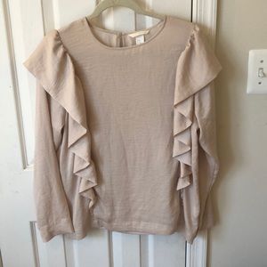 H&M Ruffle Blouse SZ 10